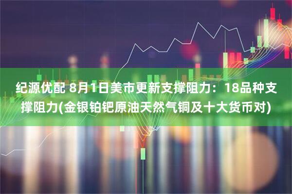 纪源优配 8月1日美市更新支撑阻力：18品种支撑阻力(金银铂钯原油天然气铜及十大货币对)